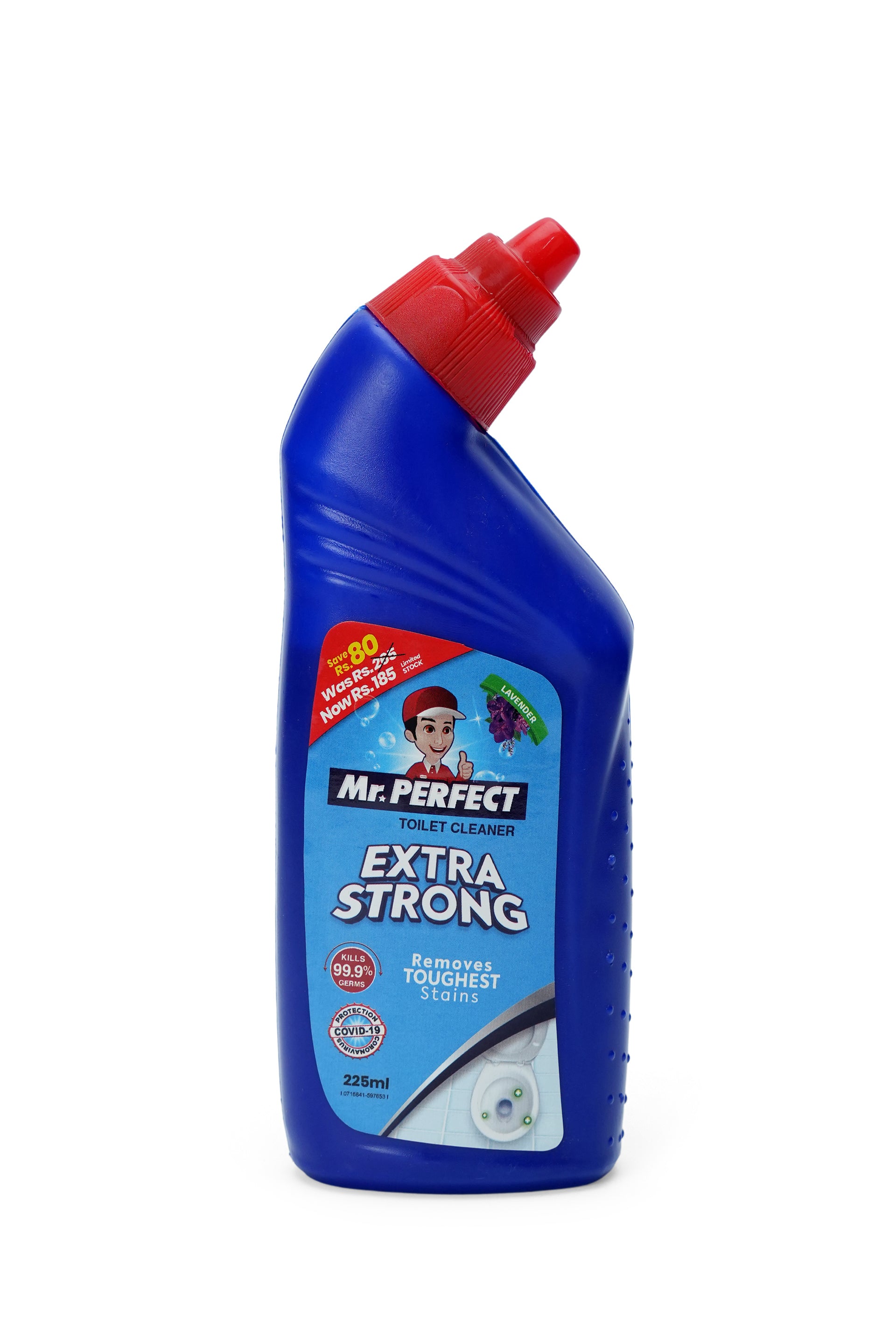 Mr. PERFECT TOILET CLEANER, Lavender 225 ML (Pack Of 3)