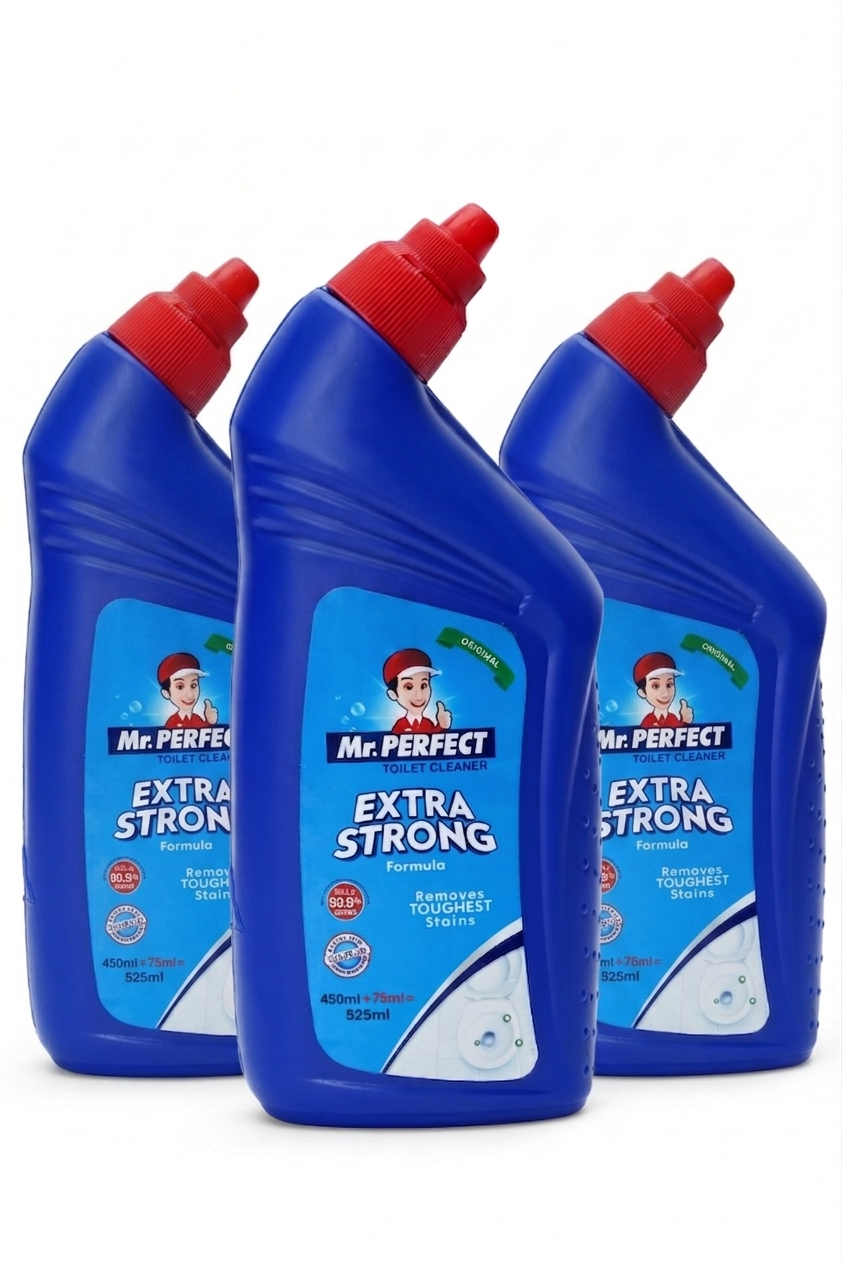 Mr. PERFECT TOILET CLEANER 450 ML ORIGNAL (Pack Of 3)