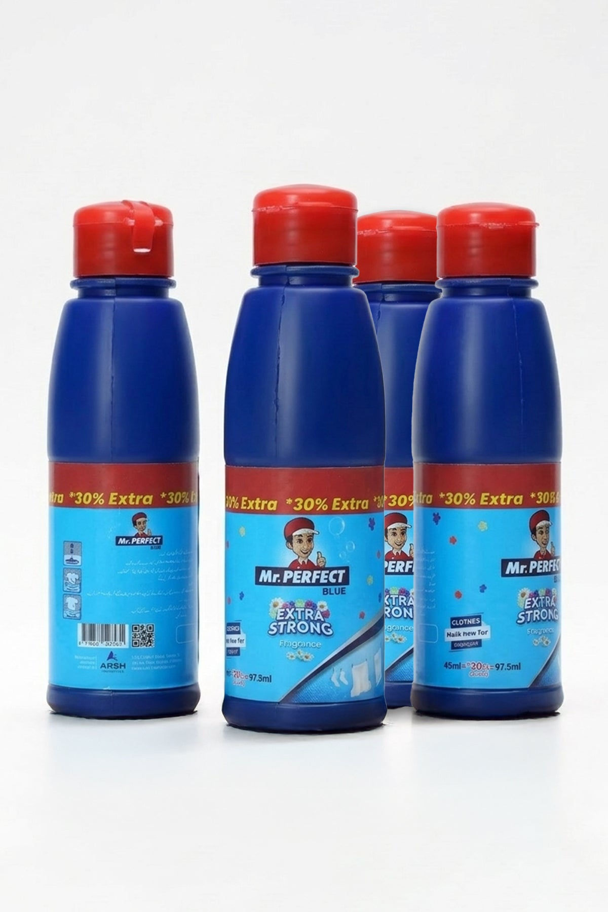 Mr. PERFECT BLUE FLORAL 75 ML+30% Extra (Pack Of 4)