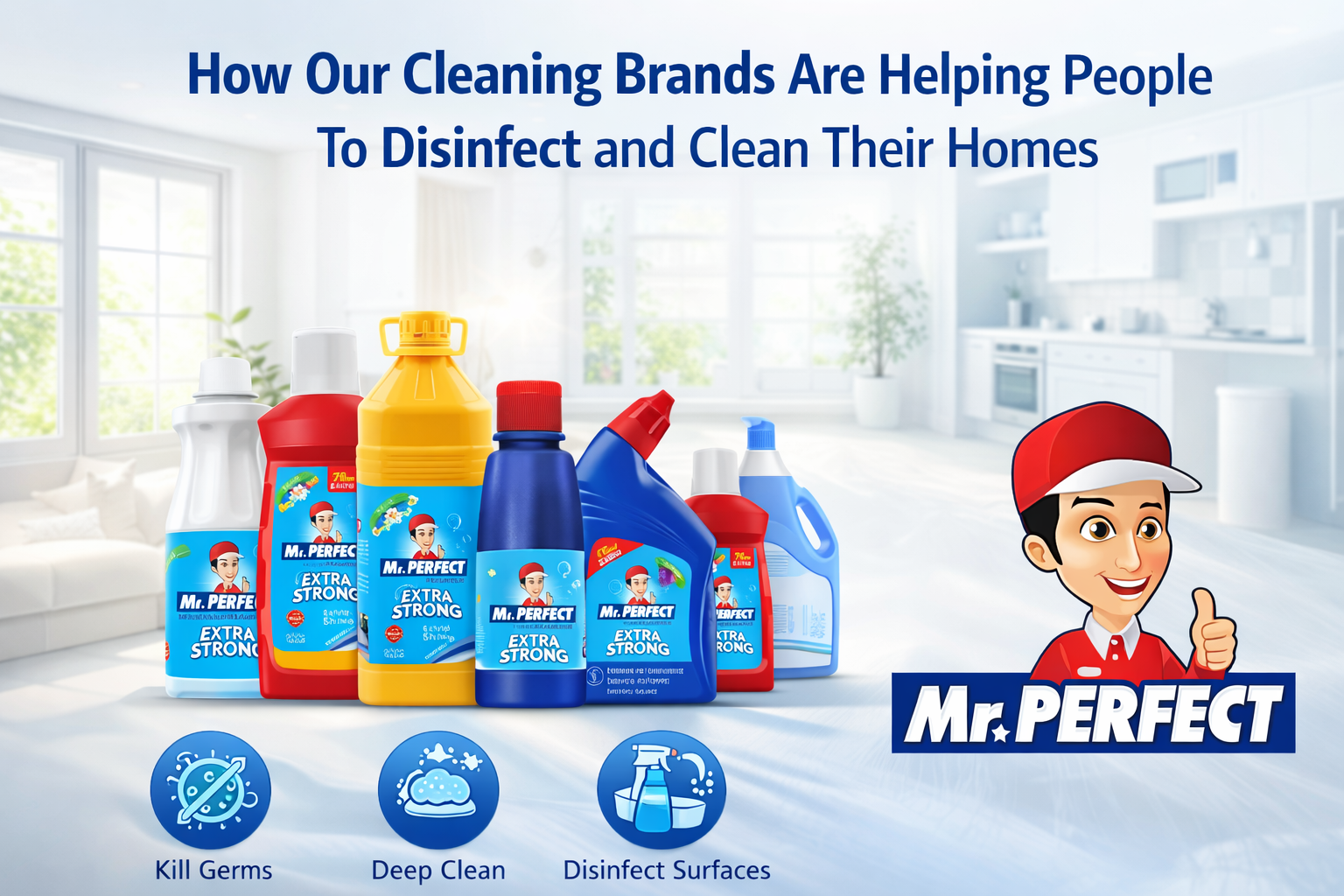 How Our Cleaning Brands Are Helping People To Disinfect and Clean Their Homes