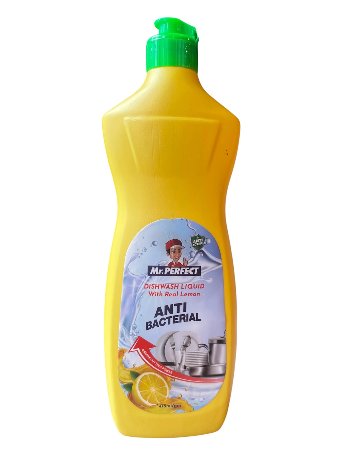 Lemon Dish Wash Liquid 475ml – | Powerful Grease Cleaner