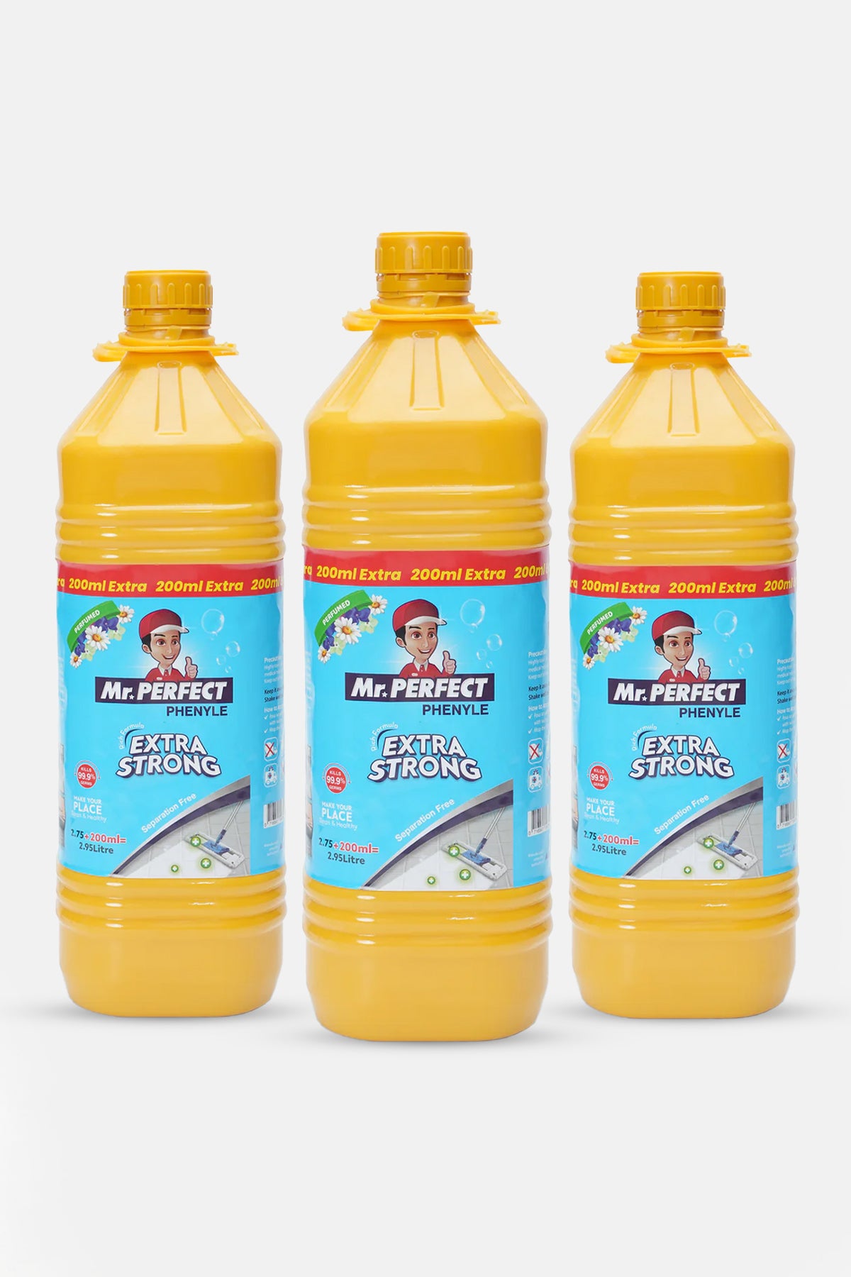 Mr. PERFECT PHENYLE DILUTED PERFUMED 2750 ML+ 200 ML Extra (Pack Of 3)